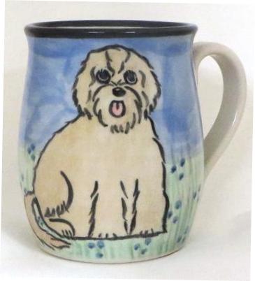 Labradoodle Blond -Deluxe Mug - Click Image to Close
